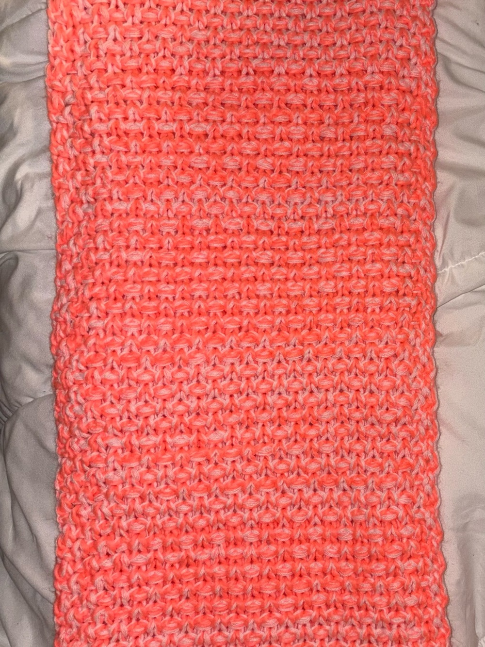Old Navy Coral Knit Infinity Scarf
